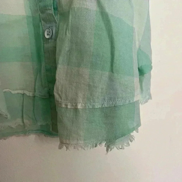 Maeve Gingham Flutter Top - Picture 9 of 12